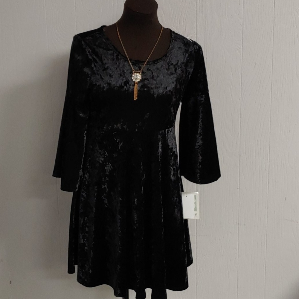 Boknow Jean Velvet Dress